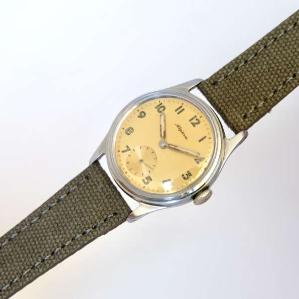 montre alpina militaire vintage