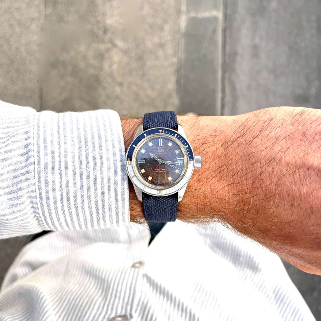 Montre bakélite acier étanche vintage garantie