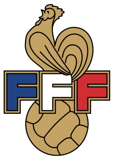 Logo vintage ancien FFF football 1960 années 60