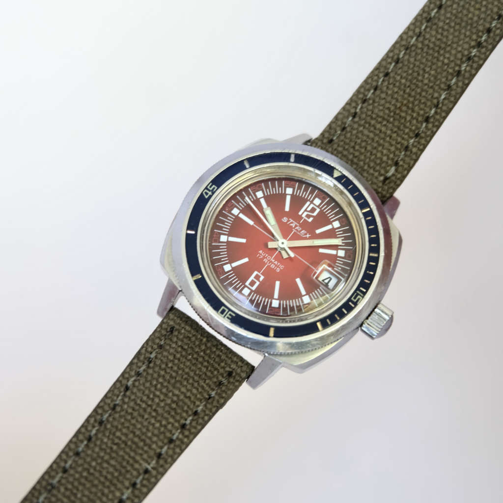 Baby Panerai Starex cadran rouge