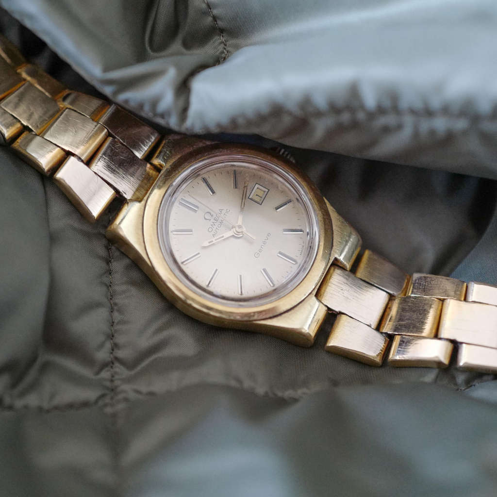 Montre automatique femme or