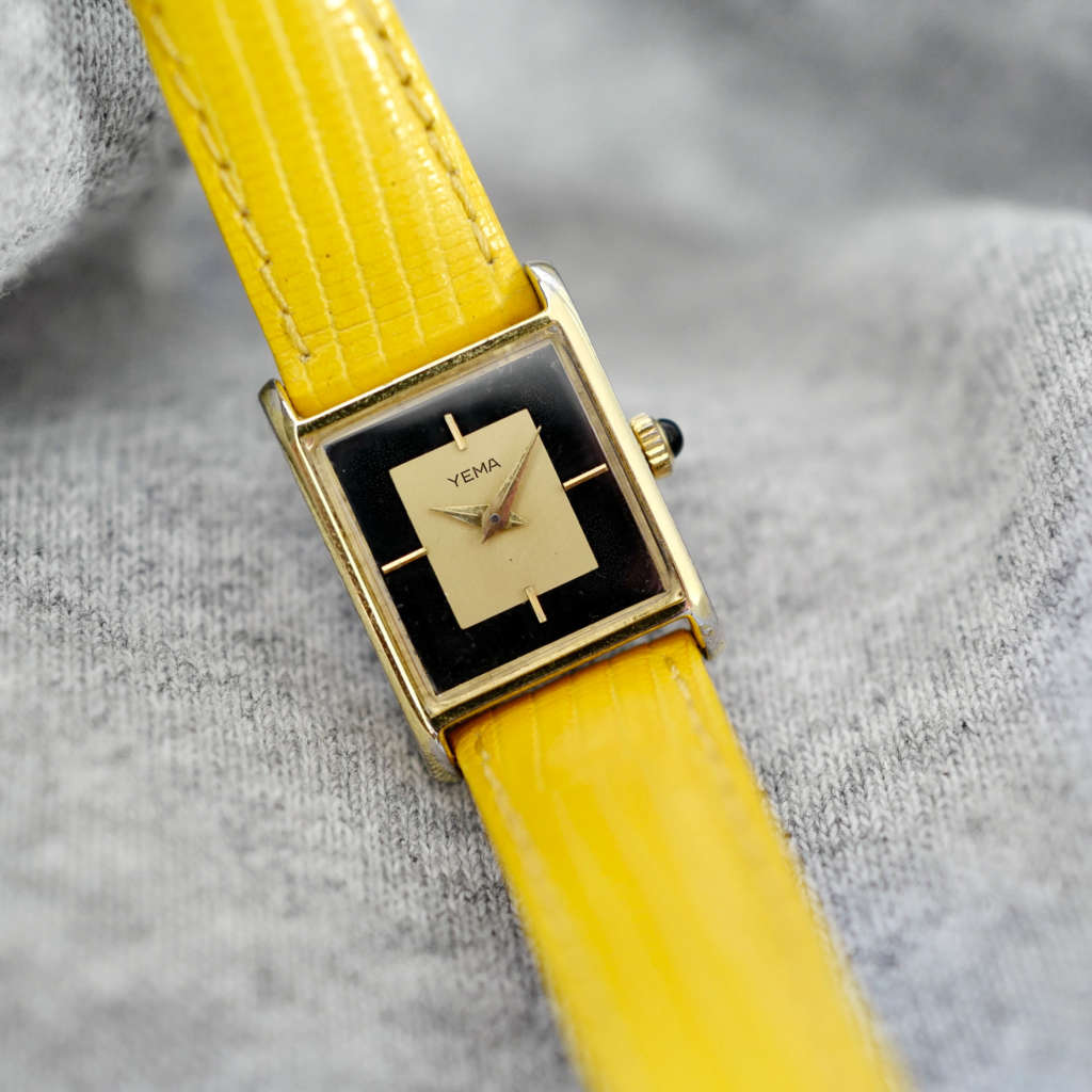 Montre or Yema vintage pour femme