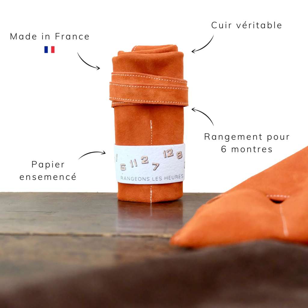 Rangement montre orange collection Rangement montre orange collection