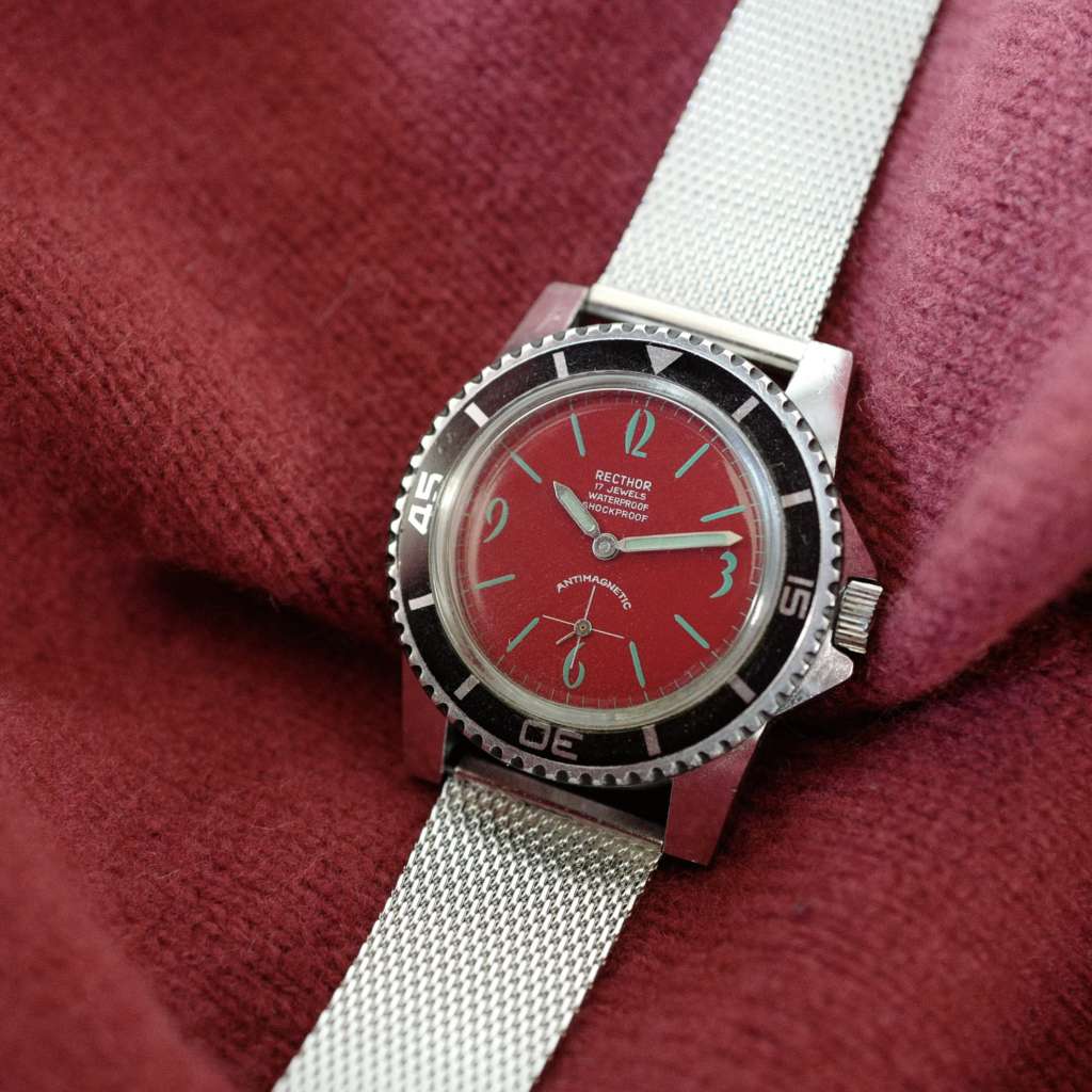 Montre diver française années 1970 vintage