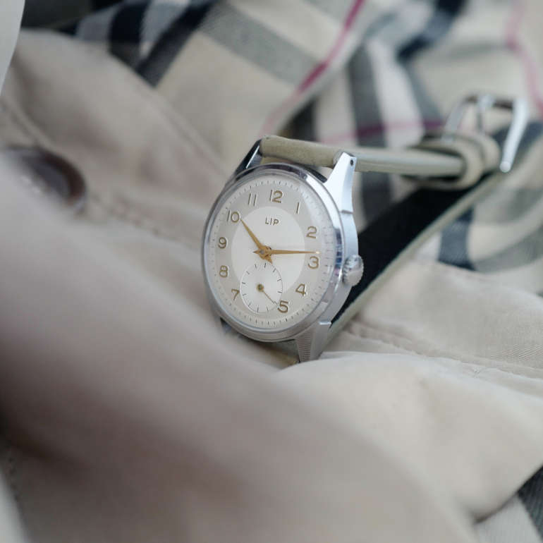 Ressort Barillet à Ailettes T Pour Montre LIP R25 - Épaisseur 11 Acier Trempé - Neuf