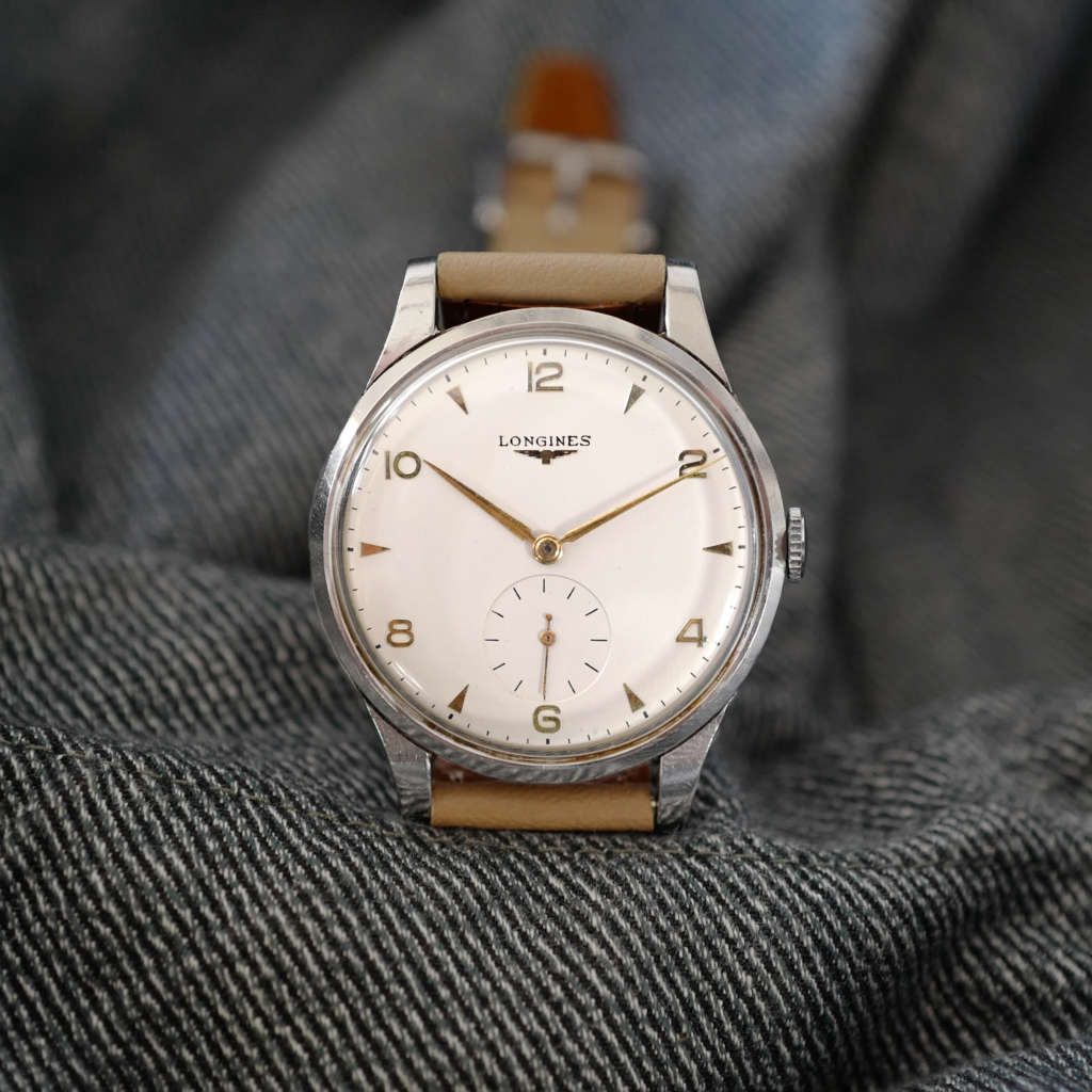 Montre ancienne Longines militaire années 1950