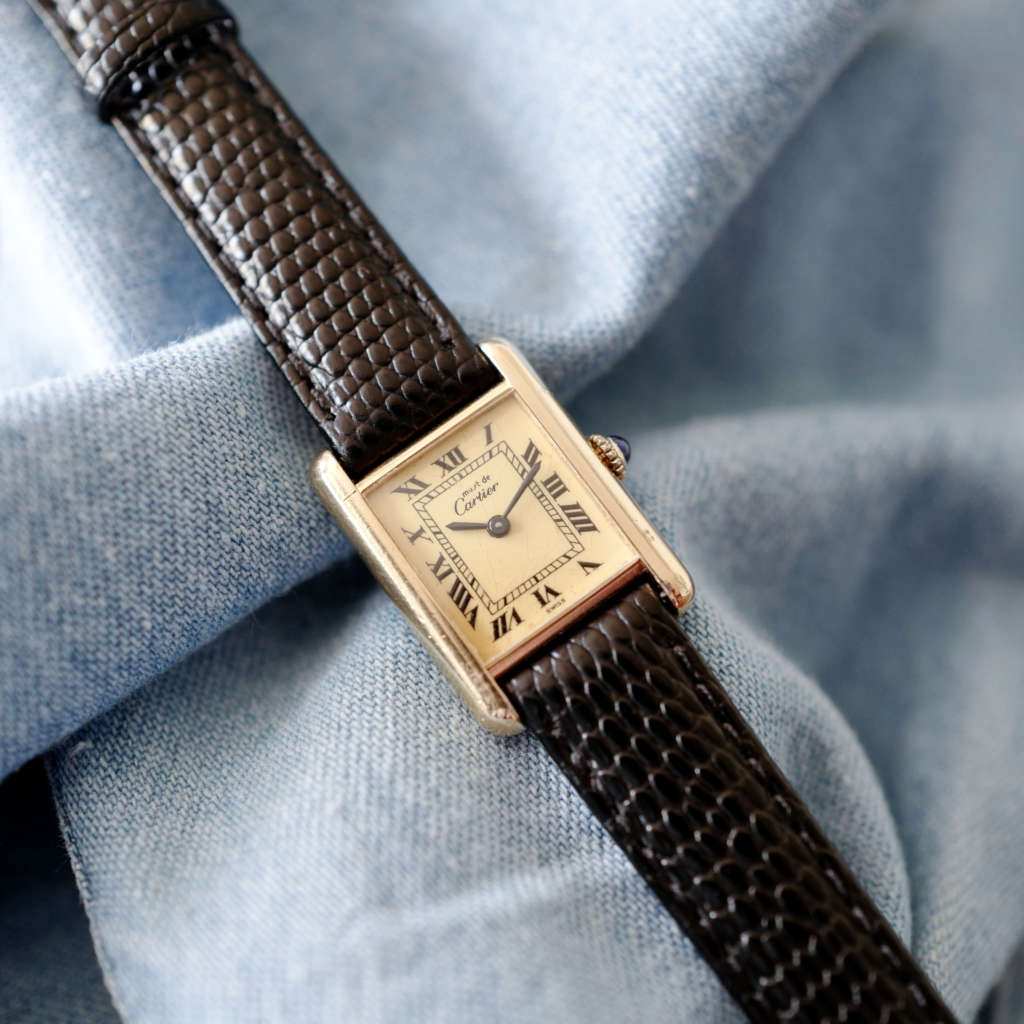 Cartier femme tank mecanique