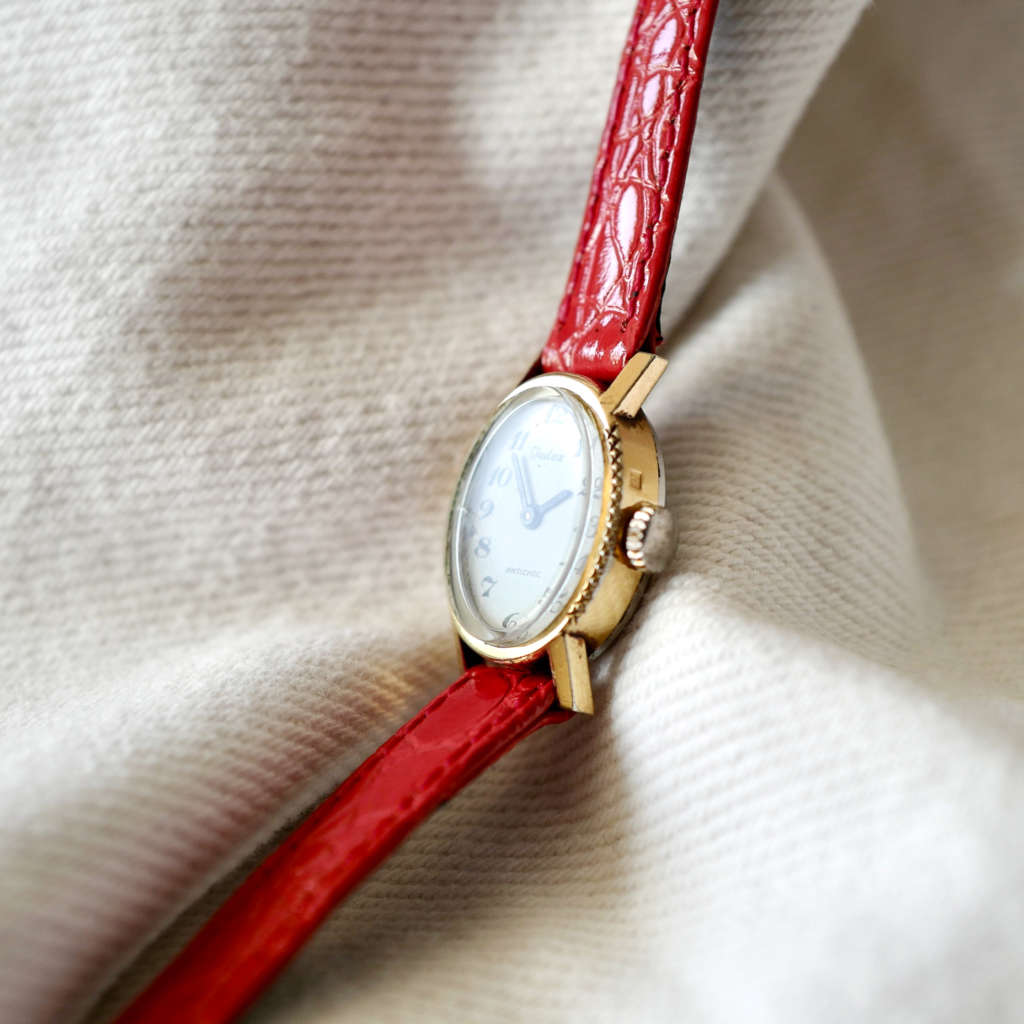 Mini montre cocktail pour femme mécanique