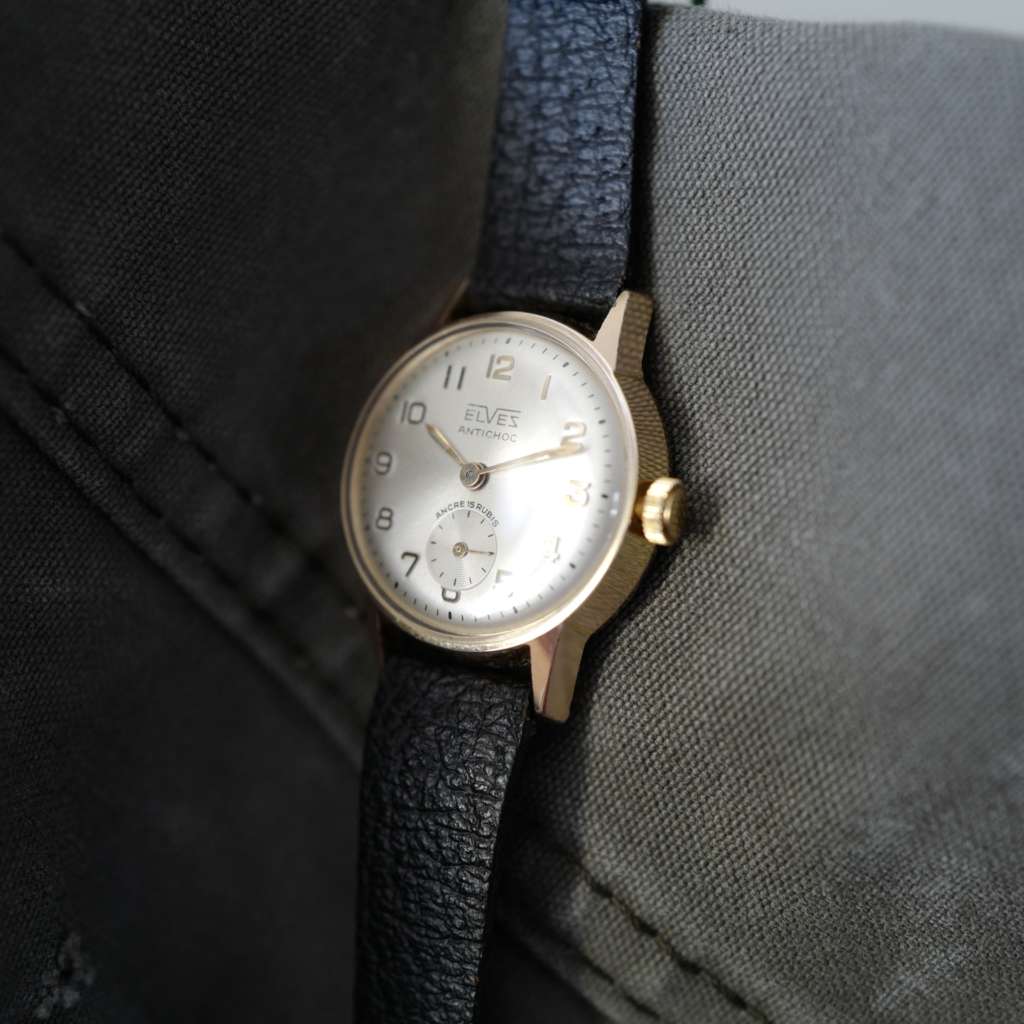 Mini montre pour femme or