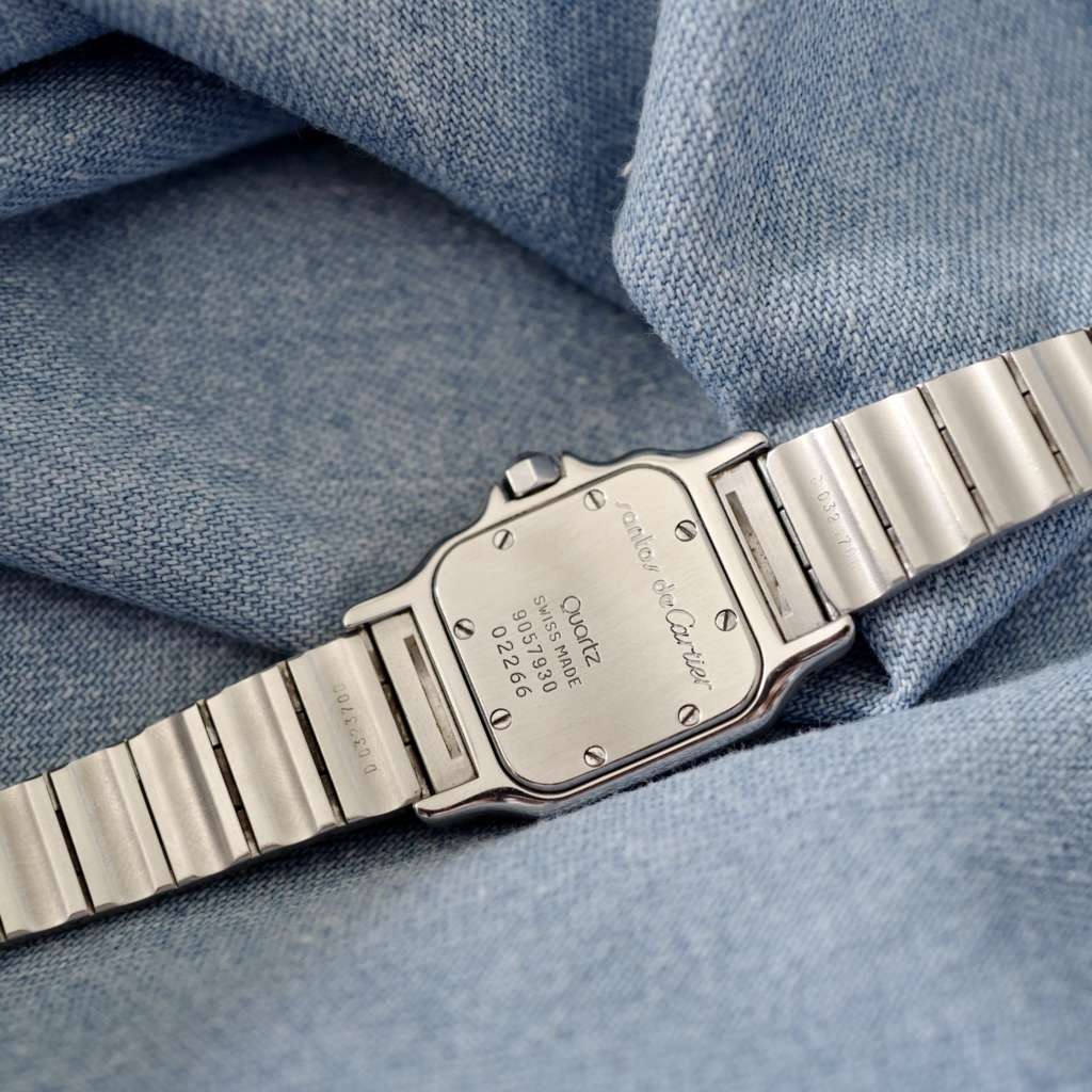 Montre Cartier Santos femme cadran blanc Montre Cartier Santos femme cadran blanc