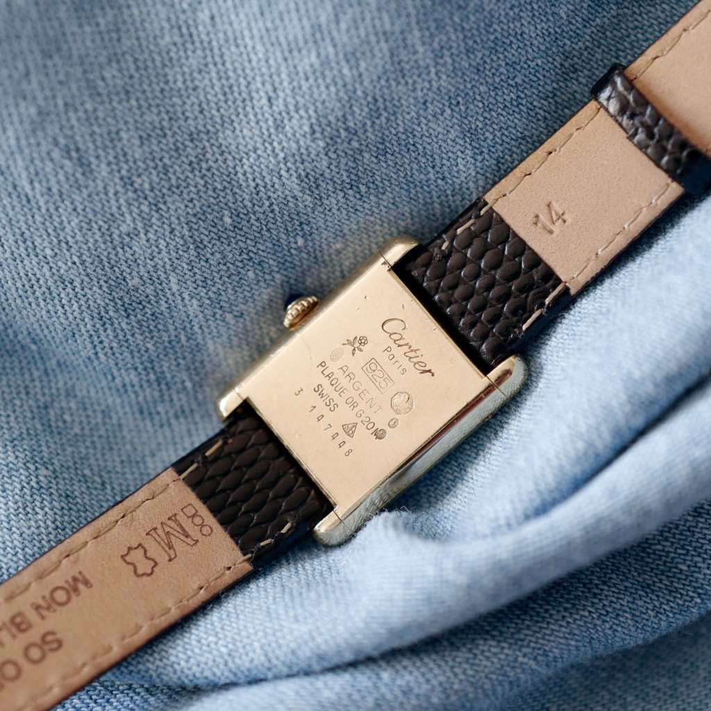 Montre vintage cartier tank ancienne