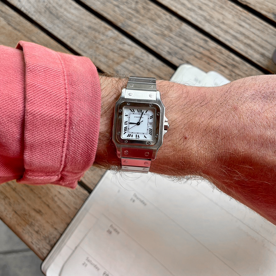 Montre cartier Santos homme automatique