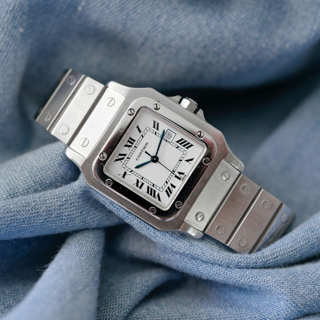 Montre cartier santos vintage