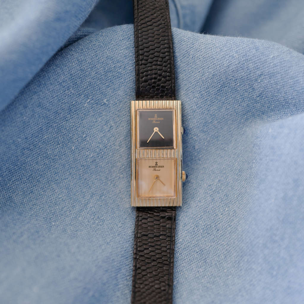 Montre vintage pour femme plaquée or GMT Montre vintage pour femme plaquée or GMT