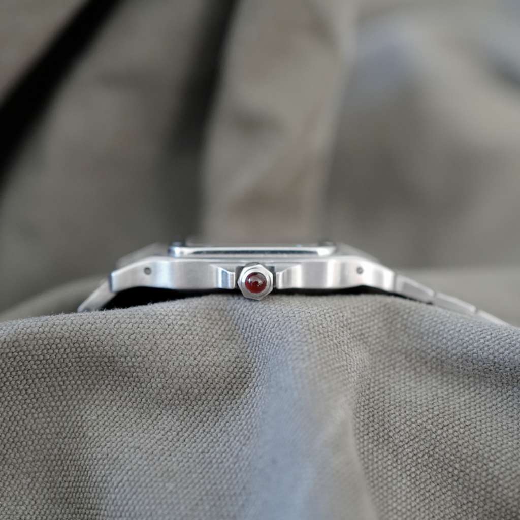 Cartier Santos rubis couronne