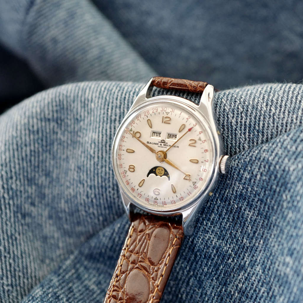 Montre ancienne femme homme vintage Baume & Mercier