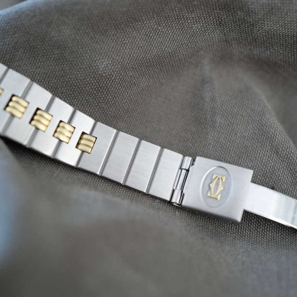 Montre cartier Santos or et acier automatique vintage Gordon Montre cartier Santos or et acier automatique vintage Gordon