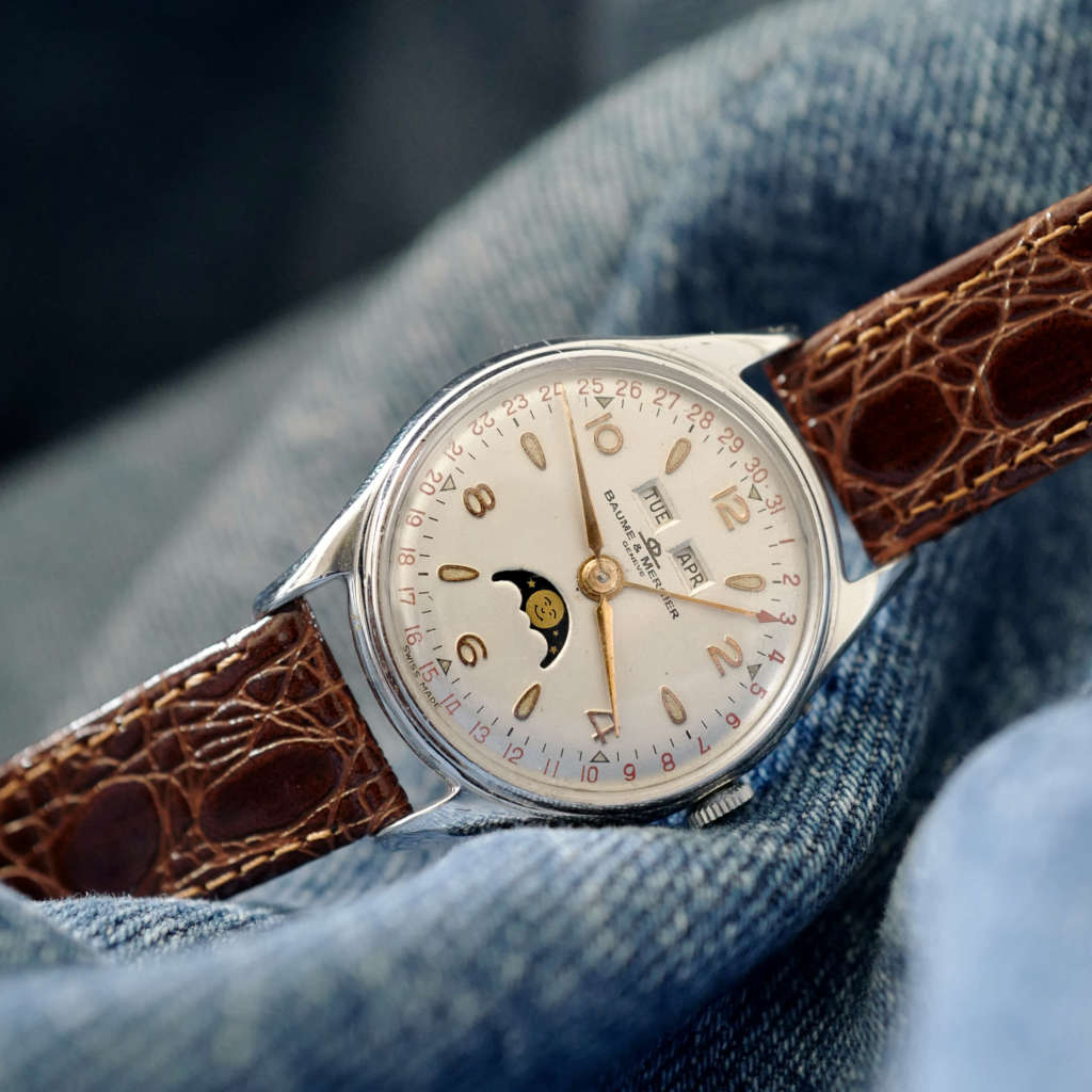 Vintage montre mécanique manuelle Baume & Mercier