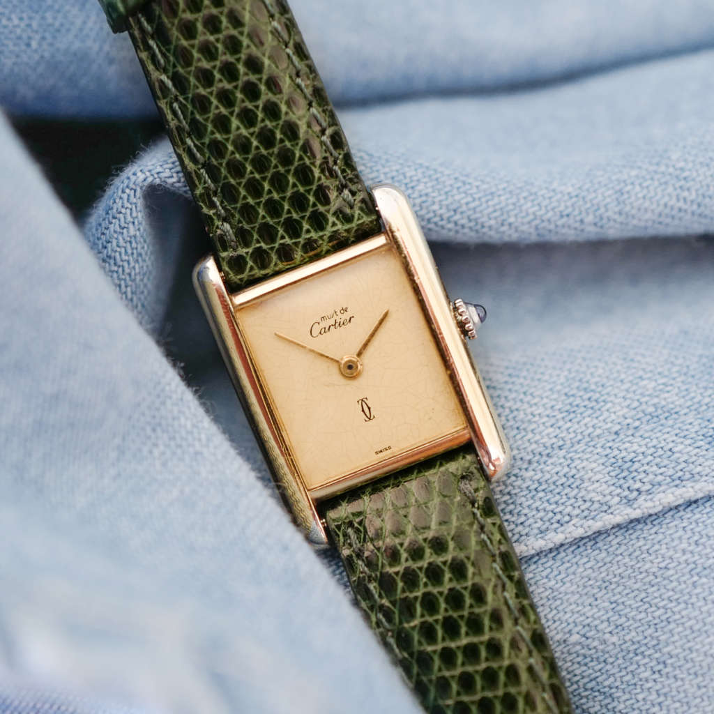 Montre Cartier Tank vintage Must or