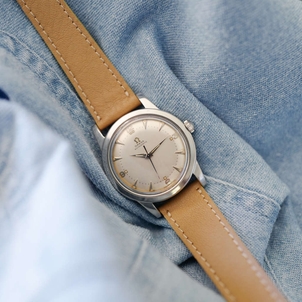 Montre Omega vintage Seamaster cadran blanc