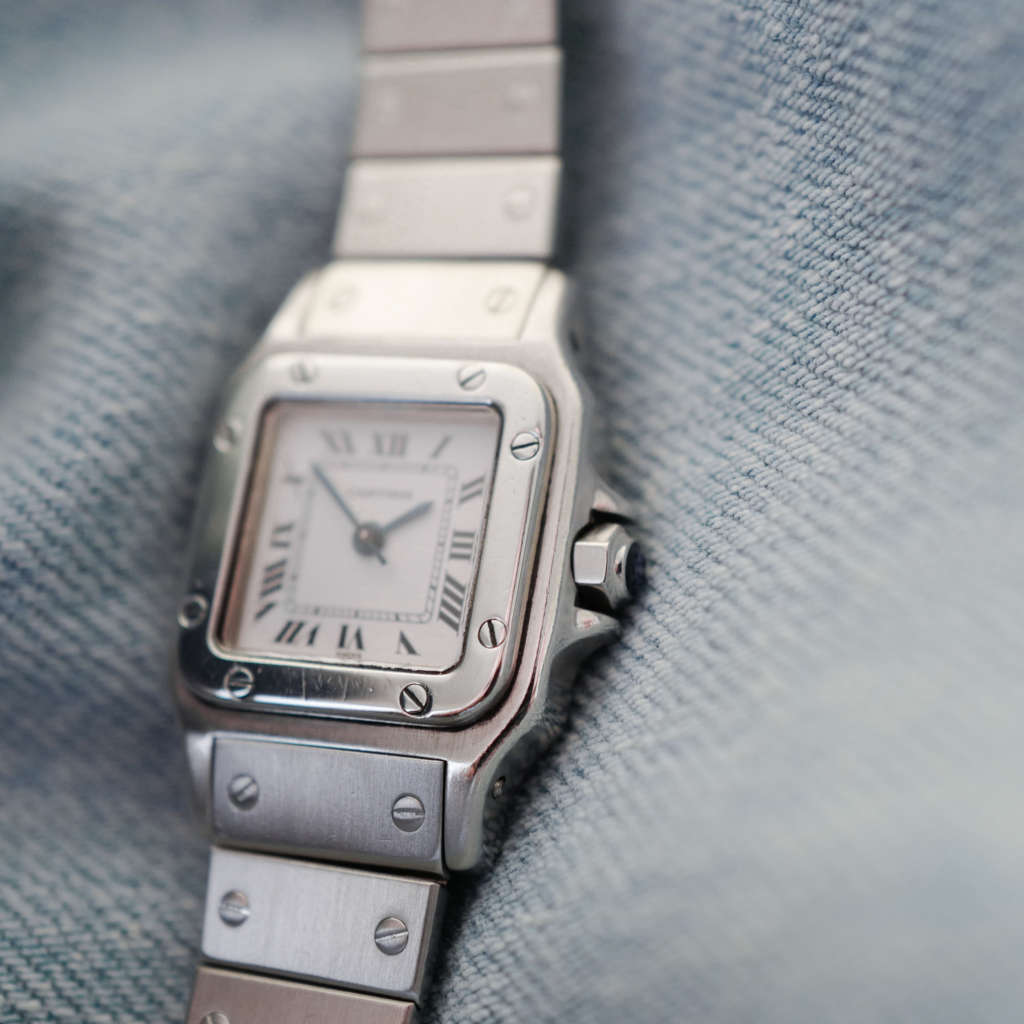 Cartier Santos ancienne automatique femme Cartier Santos ancienne automatique femme