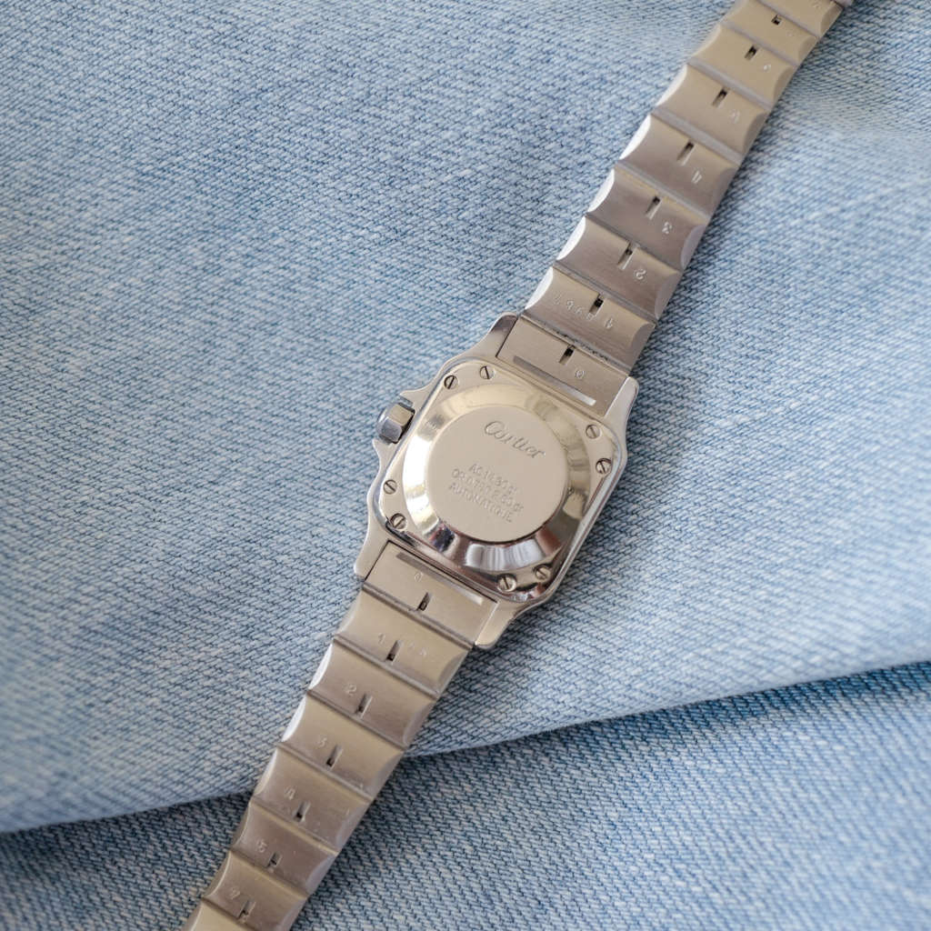 Cartier Santos femme automatique ancienne vintage petite
