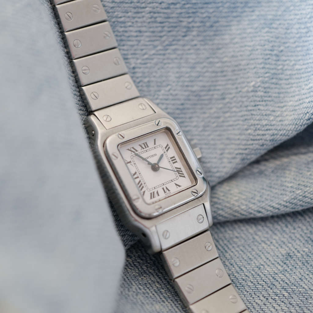 Jolie Cartier Santos femme acier automatique Jolie Cartier Santos femme acier automatique