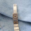 Petite montre femme or & acier Santos Cartier vintage
