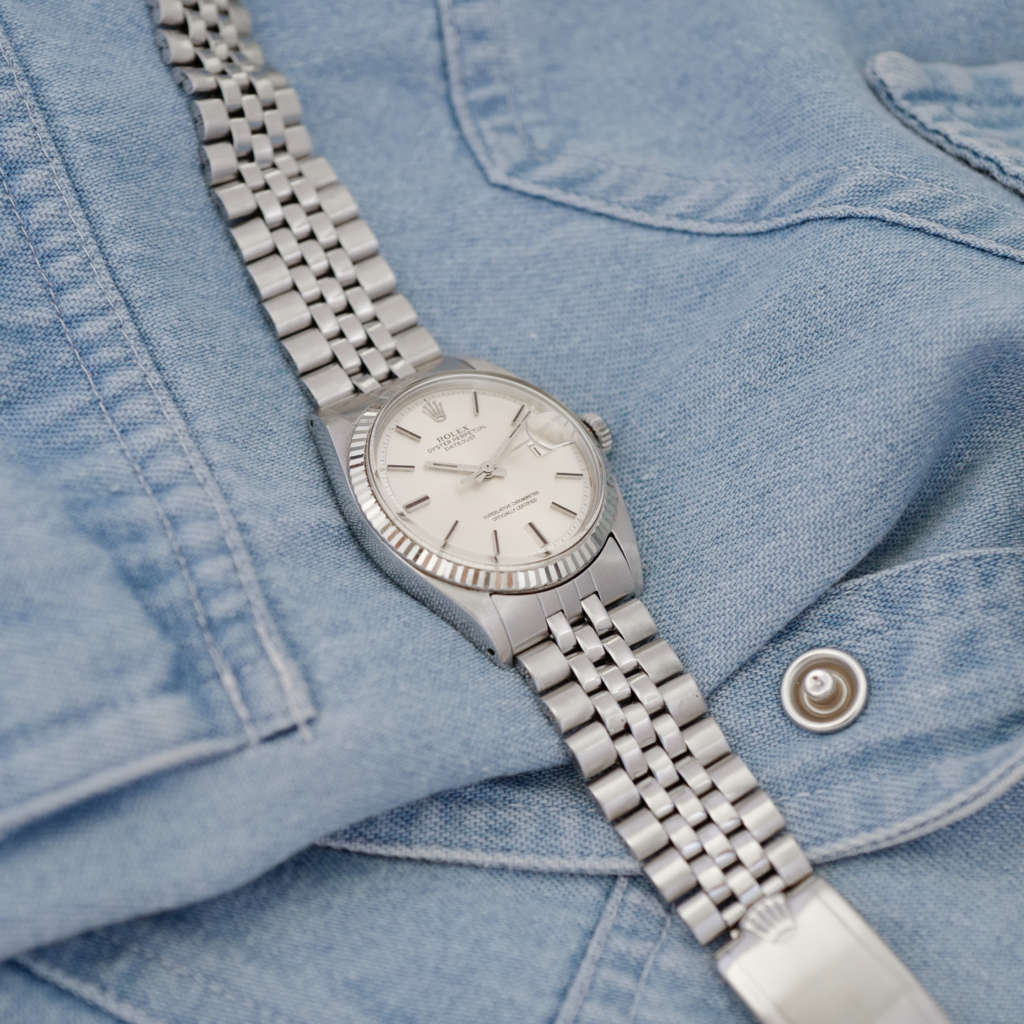 Rolex vintage cadran blanc