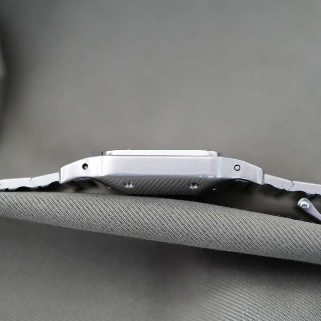 Montre Cartier Santos vintage homme acier