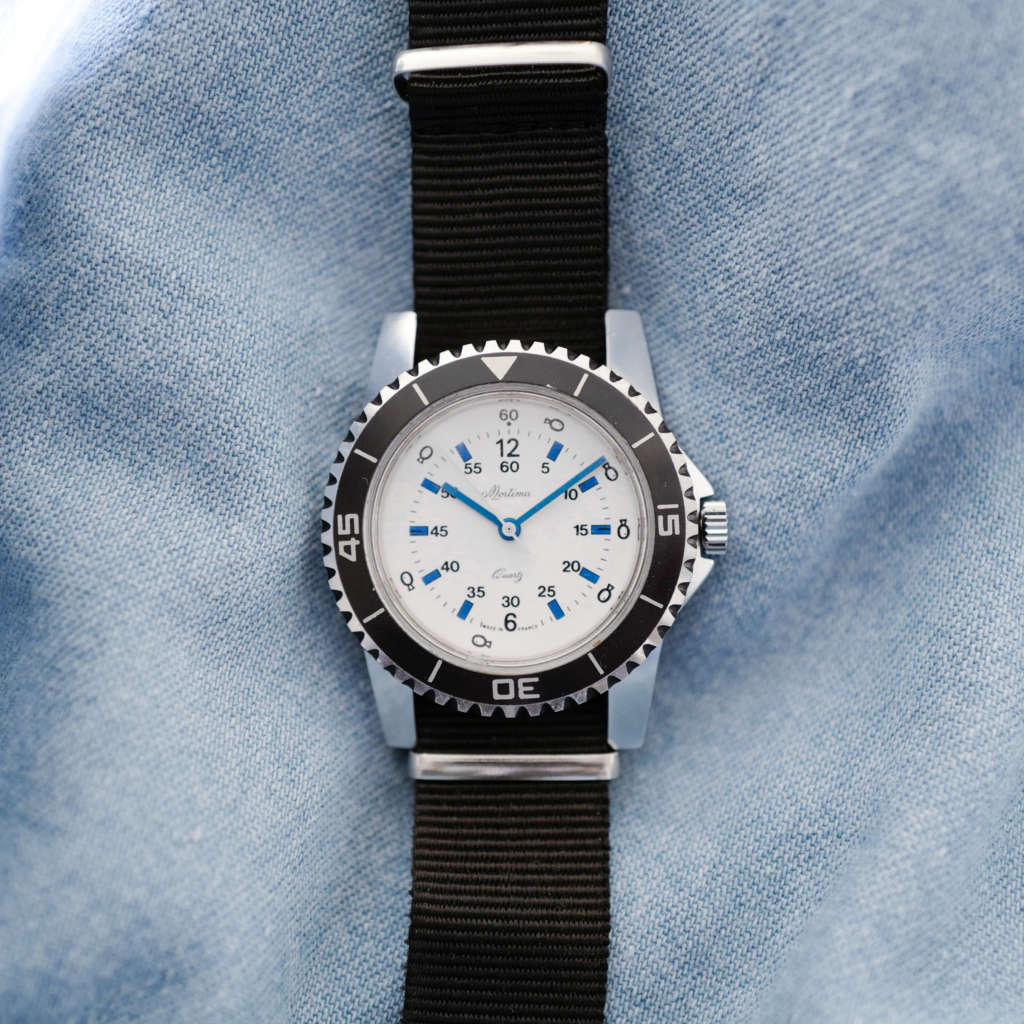 Montre sport vintage plongeuse Mortima Lip Montre sport vintage plongeuse Mortima Lip