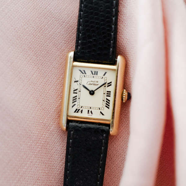 Cartier montre pour femme vintage