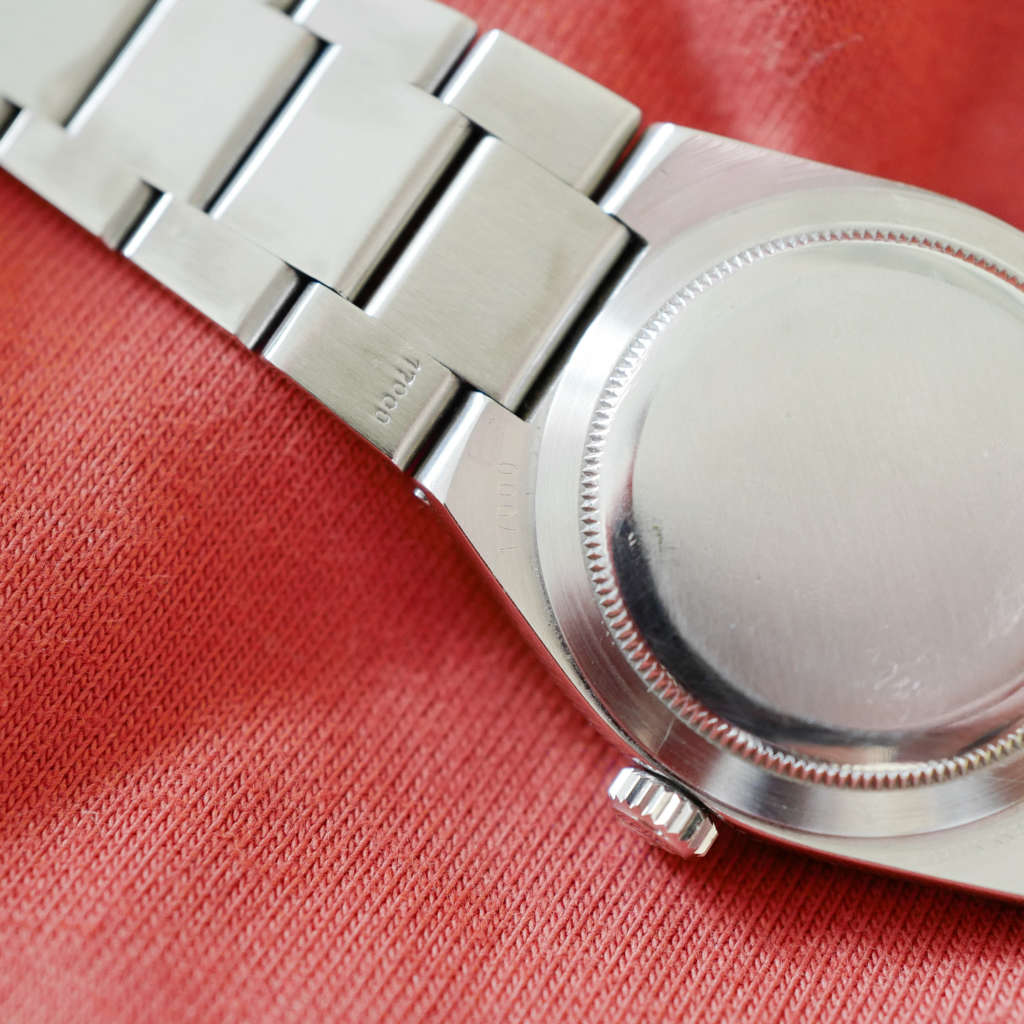 Montre Rolex vintage cadran noir 17000 pile quartz