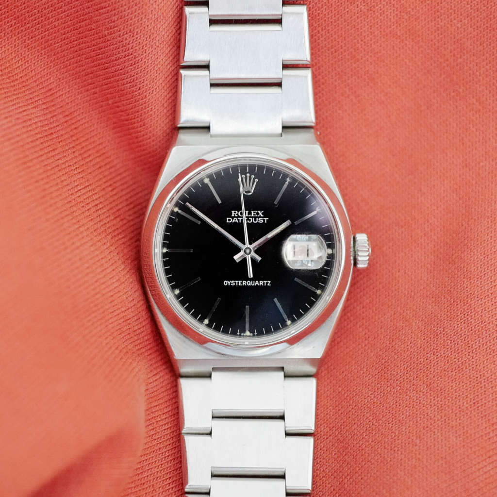 Rolex 17000 Oyster Quartz vintage datejust acier 36