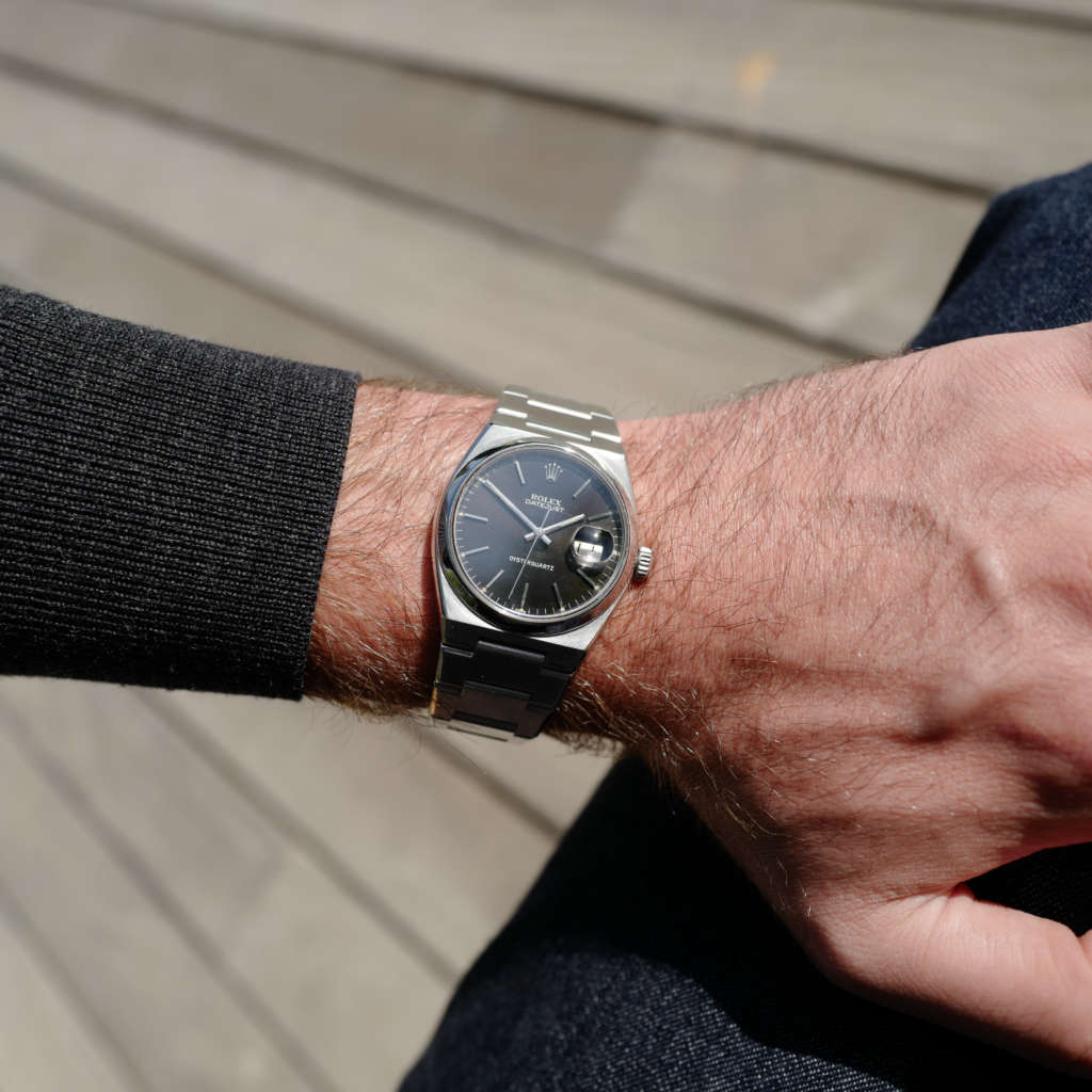 Rolex vintage datejust cadran noir 17000