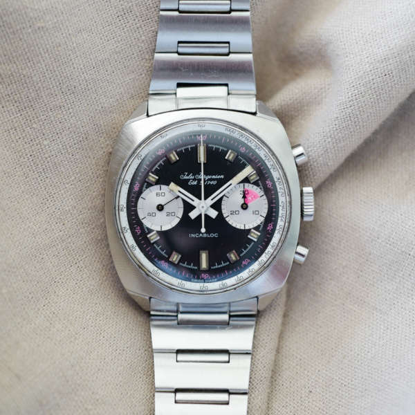 Magnifique chronographe vintage Jules Jurgensen panda big eye
