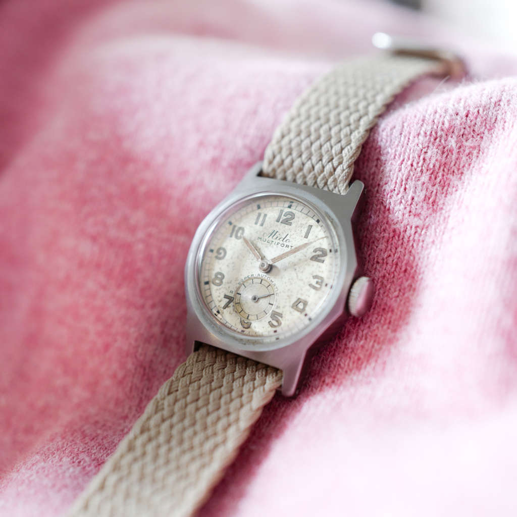 Montre Mido Multifort ancienne automatique bumper