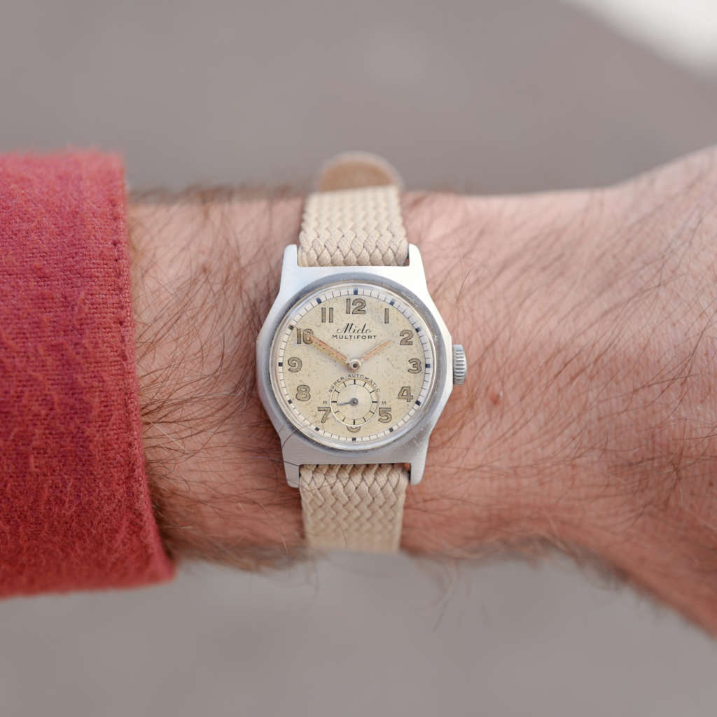 Montre vintage Mido Multifort année 1940