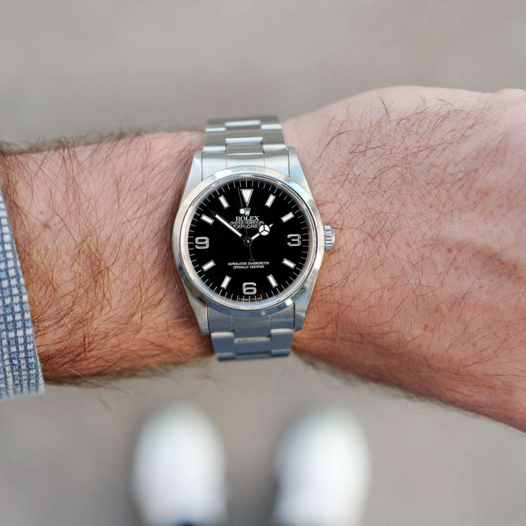 Montre vintage Rolex Explorer 1 cadran Tritium 36 mm