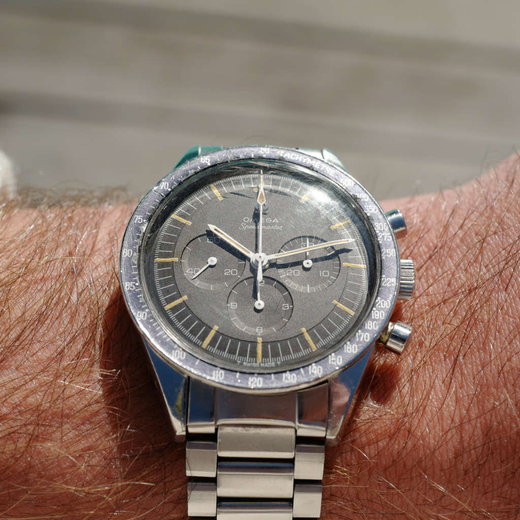 Omega tropical dial chocolate Speedmaster pre moon Ed White