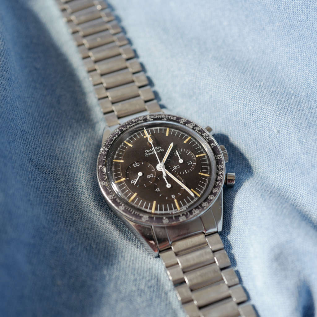 Omega vintage Speedmaster Ed White calibre 321 choco dial gilt tropical dial