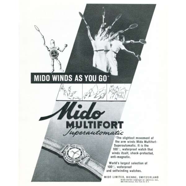 Publicité Multifort vintage Mido ancienne