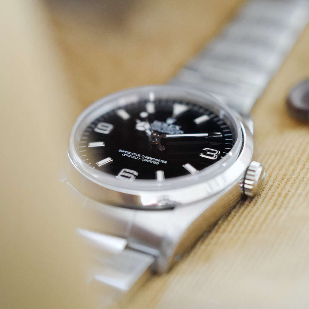 Rolex vintage cadran spider patine Explorer