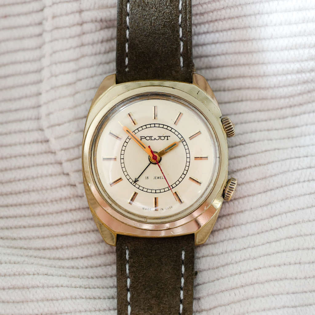 vintage montre poljot signal alarme sovietique Vintage montre Poljot signal alarme soviétique