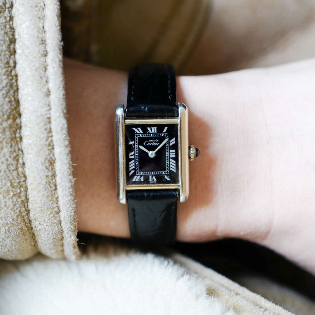 Cartier Tank Must vintage plaquée or Cartier Tank Must vintage plaquée or
