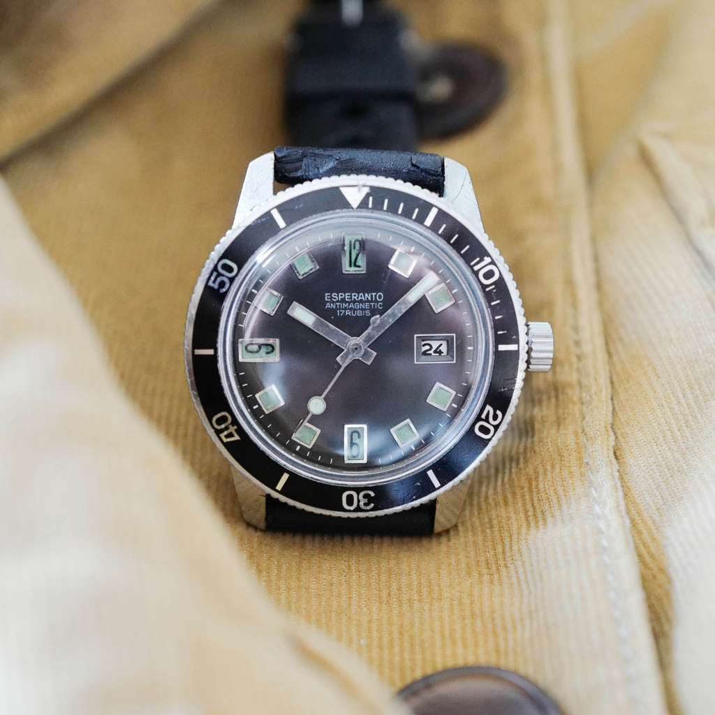 Montre de plongée grande taille mécanique Montre de plongée grande taille mécanique