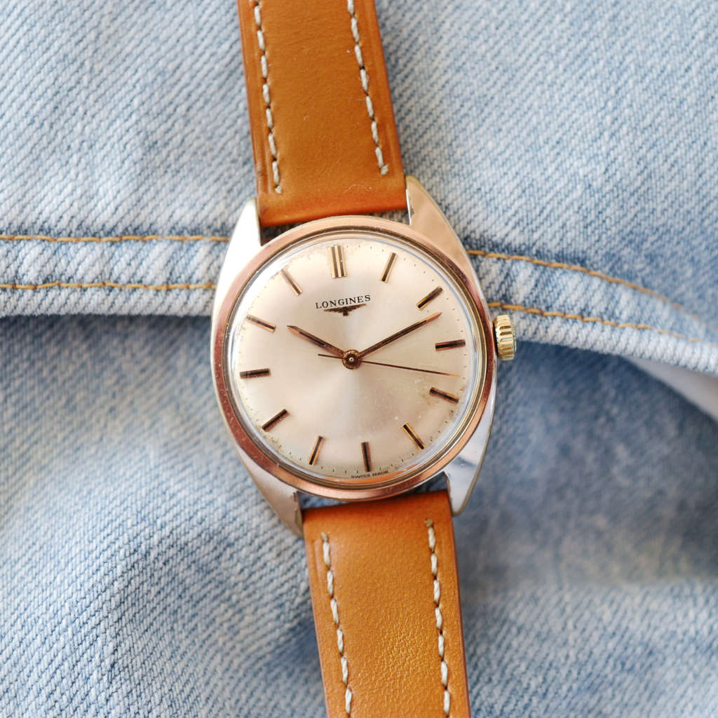Montre Longines classique vintage plaquée or