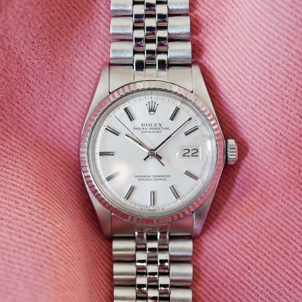 Montre vintage Rolex jubilee lunette cannelée 36 mm