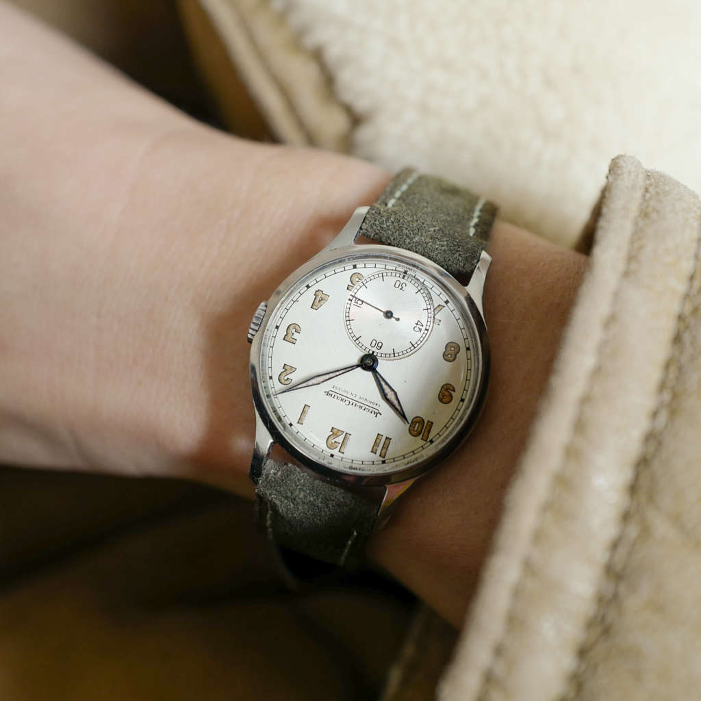 Vintage Jaeger LeCoultre militaire montre Vintage Jaeger LeCoultre militaire montre