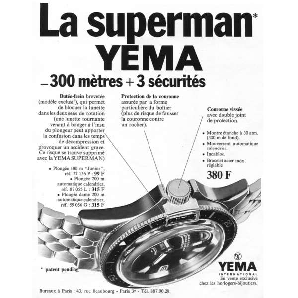 Vintage publicité add ad Yema